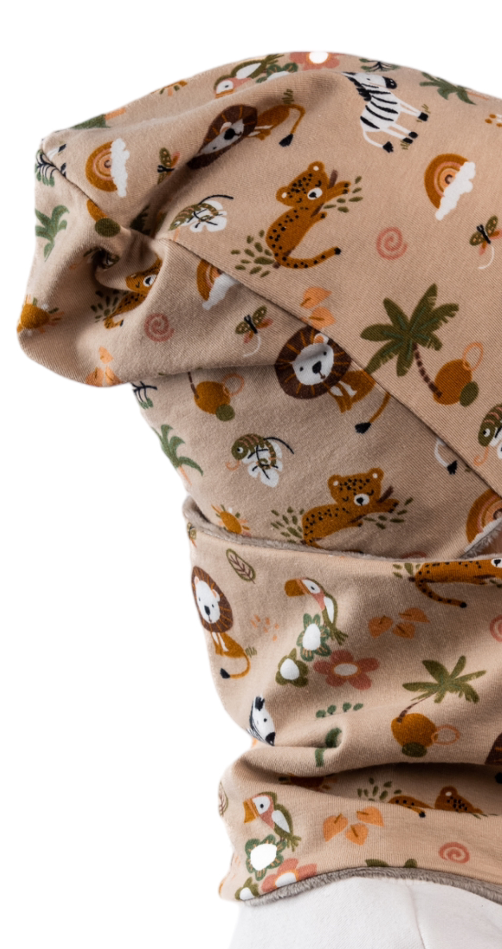 Set Cappello e Scaldacollo Unisex Fatto a Mano in Cotone Certificato