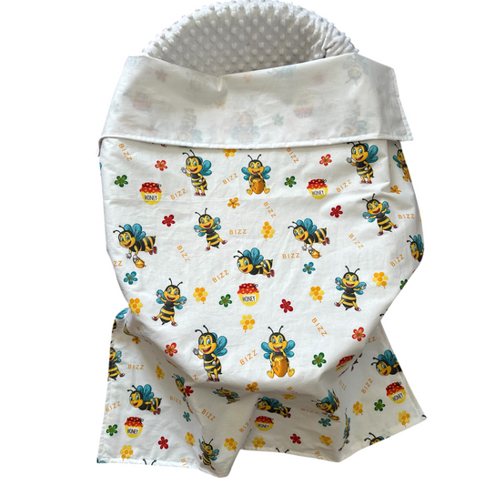 Copertina Estiva Neonato 70x100 cm – 100% Cotone Certificato OEKO-TEX® – Per Culla e Carrozzina
