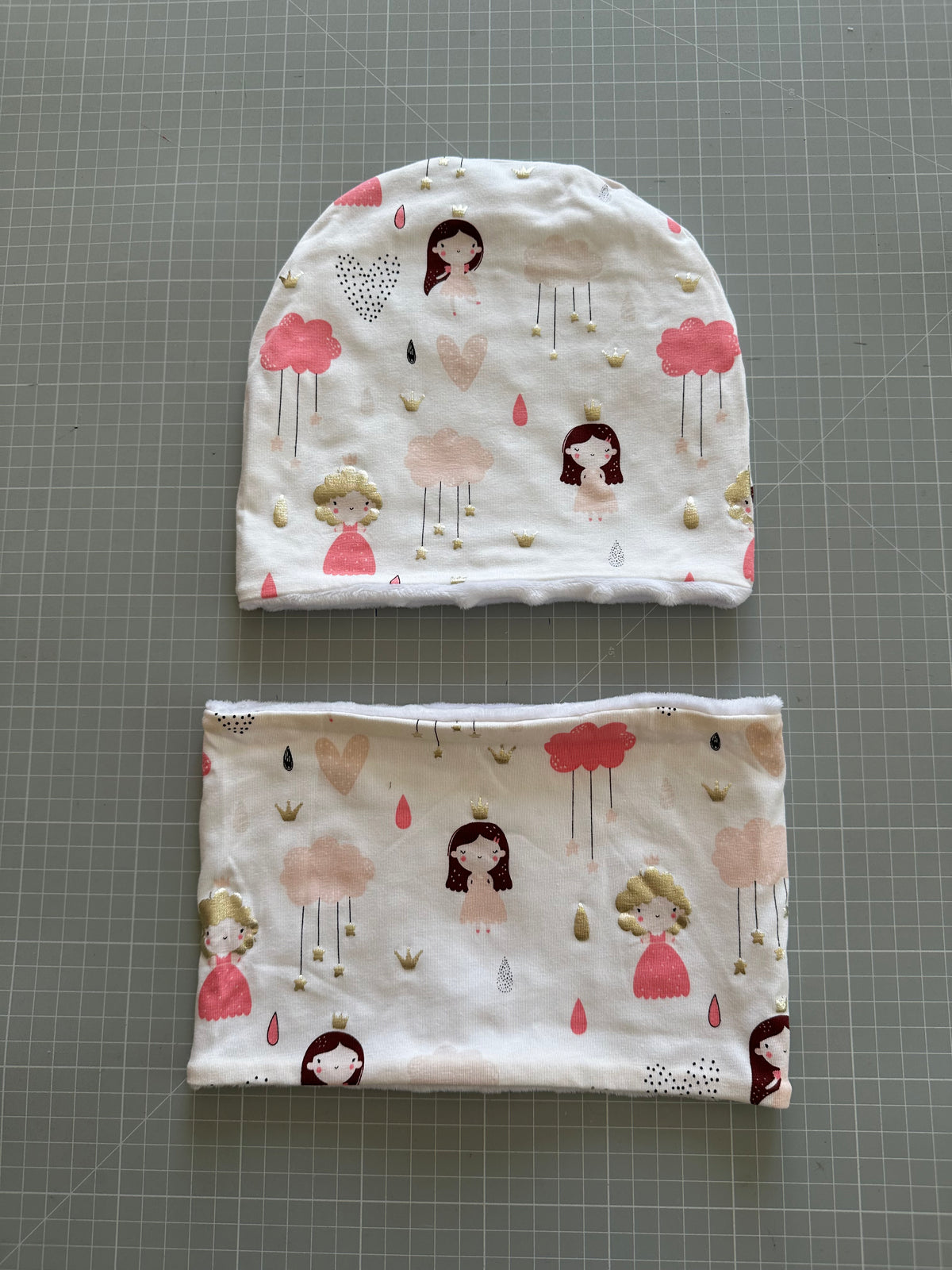 Cappello e scaldacollo bambina taglia 2 anni