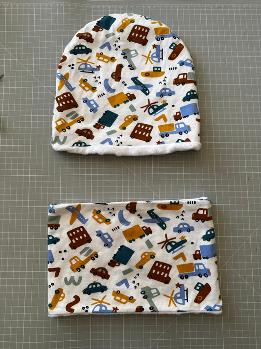 Cappello e scaldacollo bambino taglia 8 anni