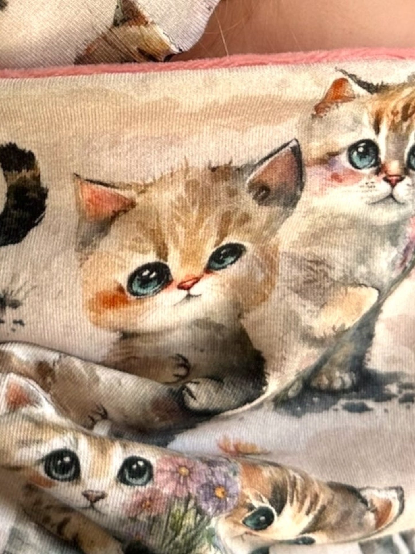 Set Cappello e Scaldacollo Bambina Fatto a Mano in Cotone Certificato