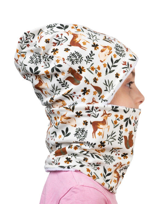 Set Cappello e Scaldacollo Bambina Fatto a Mano in Cotone Certificato