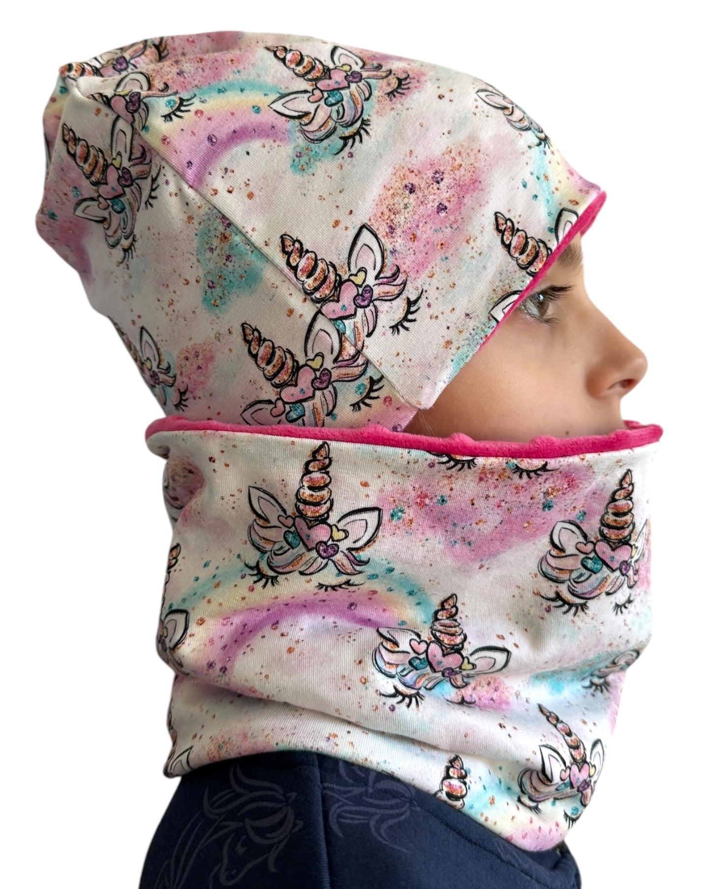 Cappello e scaldacollo bambina