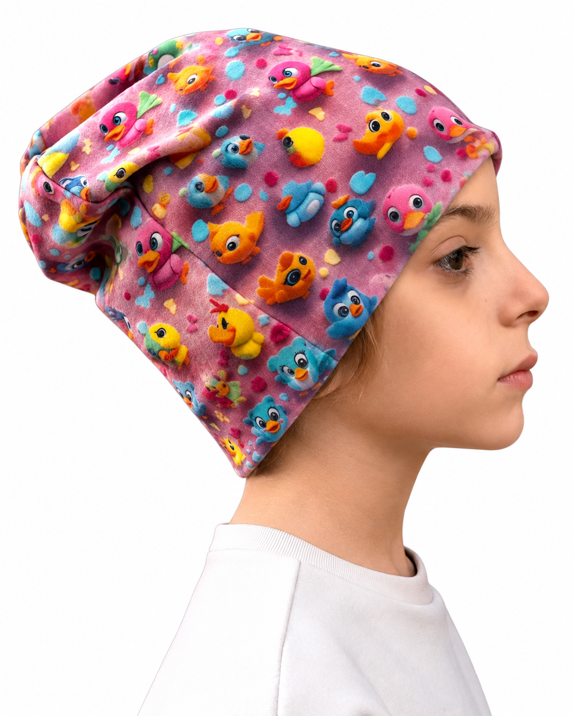 Cappello Bambina Fatto a Mano in Cotone Certificato