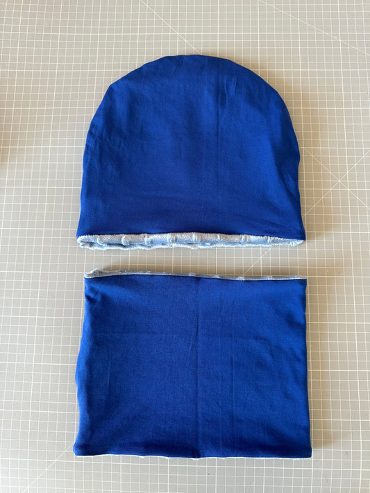 Cappello e scaldacollo bambino taglia 5 anni