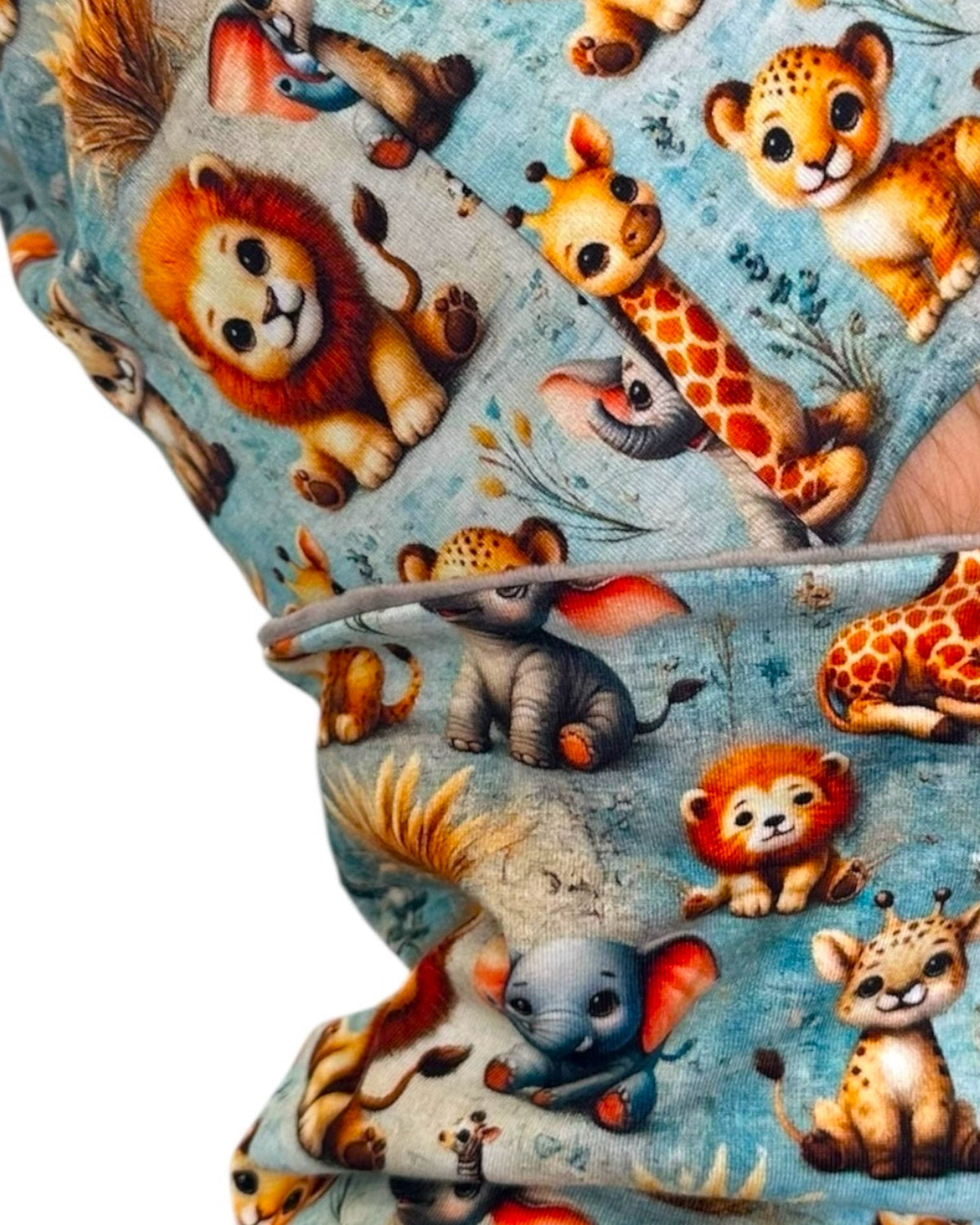 Set Cappello e Scaldacollo Bambino Fatto a Mano in Cotone Certificato