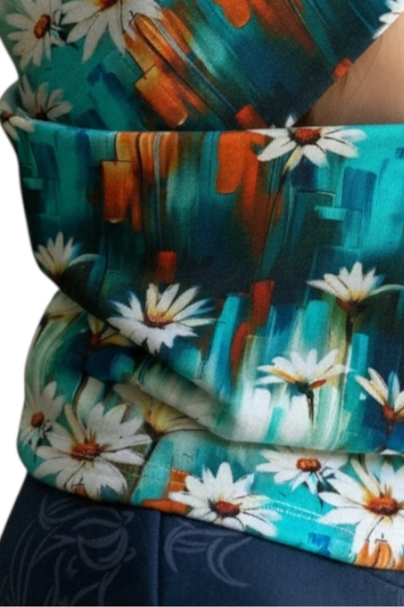 Set Cappello e Scaldacollo Bambina Fatto a Mano in Cotone Certificato