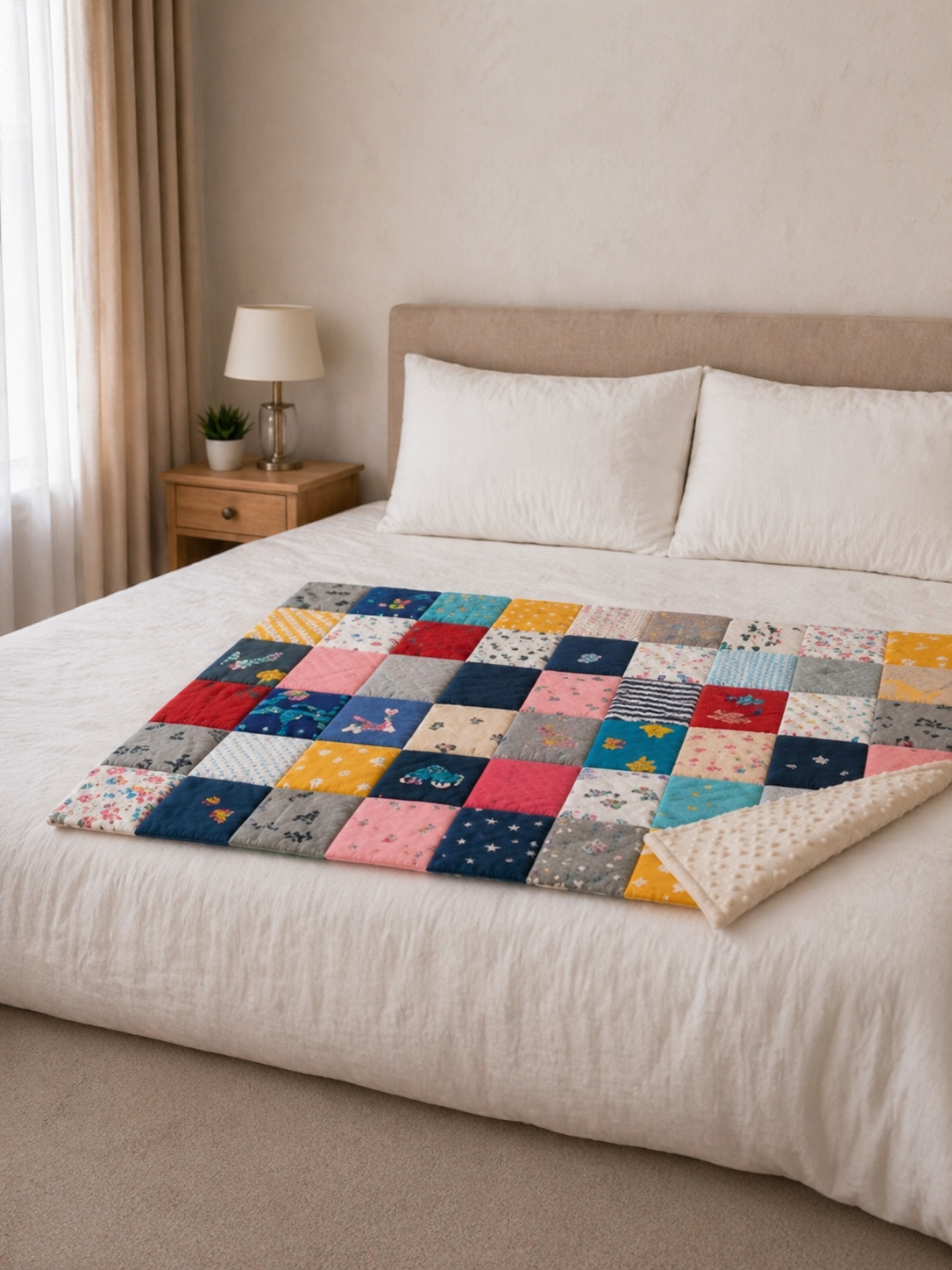 Copertina patchwork con i tuoi vestiti- creazione personalizzata